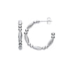 Sterling Silver Ring - Silver Beads and Twist Hoop Earrings - by Hearts Forever Jewellers