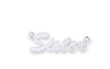 Sterling Silver Necklace - Silver Small Script Nameplate with 16"/18"/20" chain - by Hearts Forever Jewellers