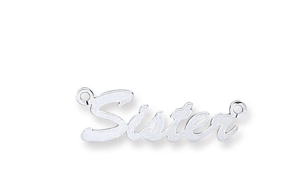 Sterling Silver Necklace - Silver Small Script Nameplate with 16"/18"/20" chain - by Hearts Forever Jewellers