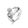 Sterling Silver Ring - Silver Gents Claddagh Ring - by Hearts Forever Jewellers