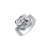 Sterling Silver Ring - Silver Knot Ring - by Hearts Forever Jewellers