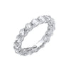 Sterling Silver Cubic Zirconia Ring - Silver Full ET CZ Ring - by Hearts Forever Jewellers