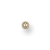Earrings - Y/G 3mm Ball Nose Stud - by Hearts Forever Jewellers
