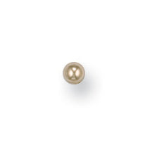 Earrings - Y/G 3mm Ball Nose Stud - by Hearts Forever Jewellers