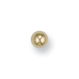 Earrings - Y/G 5mm Gents Ball Stud - by Hearts Forever Jewellers
