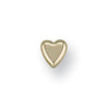 Earrings - Y/G Heart Nose Stud - by Hearts Forever Jewellers