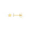 9k Yellow Gold Earrings - 9ct Y/G Tiny Star Studs - by Hearts Forever Jewellers