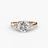 Solitaire with Cluster Shoulders 2