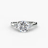 Solitaire with Cluster Shoulders 2
