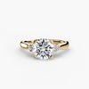 Solitaire with Cluster Shoulders 2