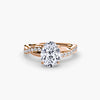 The Emerald Twist Pavé Ring