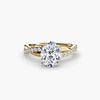The Emerald Twist Pavé Ring