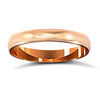 18ct Rose Gold Standard Weight Court Profile Mirror Finish Wedding Ring