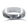 18k White Gold Ring - 18ct White Gold Standard Weight Court Profile Mirror Finish Wedding Ring - by Hearts Forever Jewellers