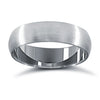 18k White Gold Ring - 18ct White Gold Standard Weight Court Profile Mirror Finish Wedding Ring - by Hearts Forever Jewellers