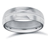 18k White Gold Ring - 18ct White Gold Standard Weight Court Profile Mirror Finish Wedding Ring - by Hearts Forever Jewellers