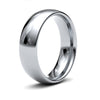 18k White Gold Ring - 18ct White Gold Standard Weight Court Profile Mirror Finish Wedding Ring - by Hearts Forever Jewellers