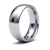 18k White Gold Ring - 18ct White Gold Standard Weight Court Profile Mirror Finish Wedding Ring - by Hearts Forever Jewellers