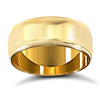 18k Yellow Gold Ring - 18ct Yellow Gold Standard Weight Court Profile Mill Grain Wedding Ring - by Hearts Forever Jewellers