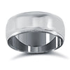 9k White Gold Ring - 9ct White Gold Standard Weight Court Profile Mill Grain Wedding Ring - by Hearts Forever Jewellers