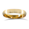 9k Yellow Gold Ring - 9ct Yellow Gold Standard Weight Court Profile Mirror Finish Wedding Ring - by Hearts Forever Jewellers