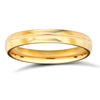 9k Yellow Gold Ring - 9ct Yellow Gold Standard Weight Court Profile Mirror Finish Wedding Ring - by Hearts Forever Jewellers