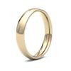 9k Yellow Gold Ring - 9ct Yellow Gold Standard Weight Court Profile Mirror Finish Wedding Ring - by Hearts Forever Jewellers