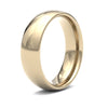 9k Yellow Gold Ring - 9ct Yellow Gold Standard Weight Court Profile Mirror Finish Wedding Ring - by Hearts Forever Jewellers