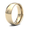 9k Yellow Gold Ring - 9ct Yellow Gold Standard Weight Court Profile Mirror Finish Wedding Ring - by Hearts Forever Jewellers