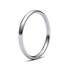 Platinum Ring - Platinum Standard Weight Court Profile Mirror Finish Wedding Ring - by Hearts Forever Jewellers