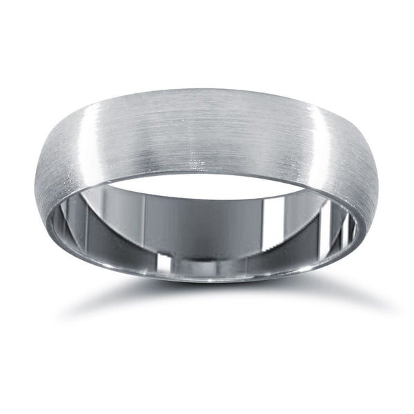 Platinum Ring - Platinum Standard Weight Court Profile Mirror Finish Wedding Ring - by Hearts Forever Jewellers