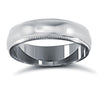Platinum Ring - Platinum Standard Weight Court Profile Mirror Finish Wedding Ring - by Hearts Forever Jewellers