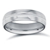 Platinum Ring - Platinum Standard Weight Court Profile Mirror Finish Wedding Ring - by Hearts Forever Jewellers