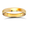 18ct Yellow Gold Premium Weight Flat Court Profile Mirror Finish Wedding Ring