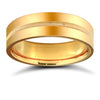 18ct Yellow Gold Premium Weight Flat Court Profile Mirror Finish Wedding Ring