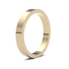 18ct Yellow Gold Standard Weight Flat Profile Mirror Finish Wedding Ring