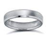 Platinum Standard Weight Flat Profile Bevelled Edge Wedding Ring