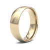 18ct Yellow Gold 6mm Lightweight Court Profile Mirror Finish Wedding Ring