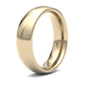 18ct Yellow Gold Premium Weight Court Profile Mirror Finish Wedding Ring