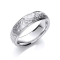 6mm Court Hammered Style & Polished Edges Matt Centre