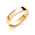 4mm Soft Court Shape Wedding Band