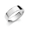 6mm Soft Court Shape Wedding Band