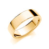 6mm Soft Court Shape Wedding Band