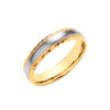 18k Rose Gold Jewellery - 5mm D-Shape Millgrain & D/C Edge - by Hearts Forever Jewellers
