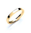 18k White Gold Jewellery - 2mm Premium Flat Court - by Hearts Forever Jewellers
