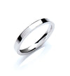 18k White Gold Jewellery - 2.5mm Premium Flat Court - by Hearts Forever Jewellers