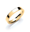 18k White Gold Jewellery - 3mm Premium Flat Court - by Hearts Forever Jewellers