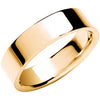 7mm Court Shape Wedding Band