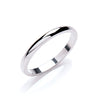 Platinum Jewellery - 2.5mm Premium D-Shape - by Hearts Forever Jewellers