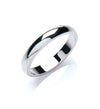 Platinum Jewellery - 3mm Premium D-Shape - by Hearts Forever Jewellers